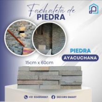 FACHADA DE PIEDRA - FACHALETA DE PIEDRA EXTERIOR PARA CASA